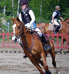 Nina Höglund TAMPAn ja L-ERrin kisoissa Laaksolla 2006.
(kuva:Mika)